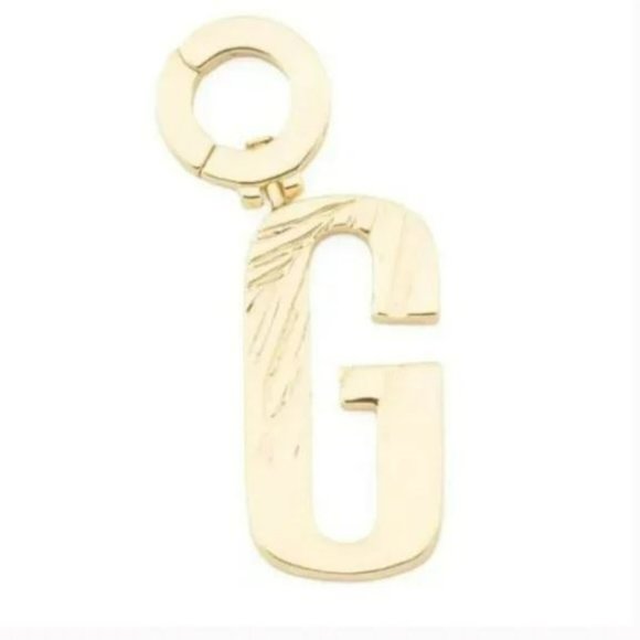 Gorjana Gold Initial Necklace Pendant - Picture 1 of 2